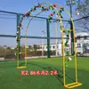 Nuevo Enrejado Trepador para Clematis Arco de Jardín Exterior Soporte para Flores Soporte para Flores de Rosa de Villa Patio Balcón