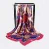 Bufanda de Seda Transfronteriza Europea y Americana de Amazon, Bufanda Cuadrada de 90, Moda de Alta Gama, Pañuelo Versátil para la Cabeza para Mujeres, Venta al por Mayor