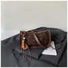 Popular Bolso de Moda con Estampado de Leopardo de un Solo Hombro 2026 Otoño Nuevo Bolso Cuadrado Pequeño Simple Textura de Moda Sensación Relajada Bolso Cruzado