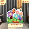 Tablero KT escenario escena de bosque árbol grande utilería de actuación casa maqueta de sketch infantil tablero de fondo