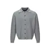 Yidao Vintage Otoño 2026 Nuevo Suéter de Mezcla de Lana Cuello Solapa para Hombre Casual Versátil Elegante Cárdigan de Punto