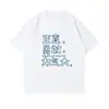 Camiseta de Manga Curta com Estampa de Texto Direta, Corajosa, Forte, Divertida em Seda de Leite para Homens e Mulheres, Top Soltinho de Verão