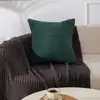Funda de Cojín para Sofá de Pana Rayas Maíz Color Sólido Transfronteriza Tela Color Sólido Cojín Trasero de Cama para el Hogar Dropshipping