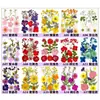 Paquete de Hojas de Flores Secas DIY Cristal Epoxi Paquete de Materiales de Flores Hechos a Mano Pegatinas de Flores Prensadas Materiales Plantas Decorativas Muestras Fotografía