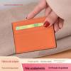 Bolsa Casual e Elegante para Cartões Múltiplos Feminina, Porta-Cartões de Visita Portátil e Compacto, Porta-Cartões Ultrafino de Peça Única