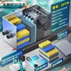 Máquina de Microfiltração Automática com Retrolavagem em Tambor para Filtro de Tanque de Peixes Interno e Externo Equipamento de Sistema de Purificação por Circulação em Aço Inoxidável