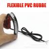 Luz Led para Motocicleta Luz Auxiliar de Placa 48Smd Marquesina Carcasa Barra de Luz Luz Trasera Bicolor Impermeable