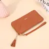 Carteira Feminina Longa 2025 Novo Modelo Simples e Estilosa Zíper Único Grande Capacidade Clutch Multifuncional Tendência