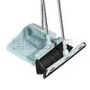 Set de escoba para uso doméstico, Combinación de escoba y recogedor de plástico, Escoba de plástico y acero inoxidable, Rasqueta limpiadora, Venta al por mayor