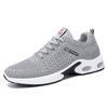 Sapatos Masculinos de Tamanho Grande para Travessia de Fronteira Sapatos Esportivos Respiráveis de Malha Voadora de Verão Sapatos com Amortecimento a Ar Tênis Sapatos Casuais de Malha Sapatos de Corrida