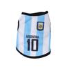 Perro Verano Delgado Ojo de Pájaro Transpirable Cachorro Jersey Malla Chaleco Deportivo Ropa de Pelota Ropa de Baloncesto Ropa Protectora Solar Transpirable