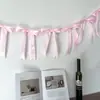 Bandeira Pendurada com Laço Amarrado à Mão Mais Vendida da Amazon, Banner de Guirlanda para Primeiro Aniversário, Laço Decorativo de Arranjo Popular