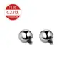 En Stock Aleación de Titanio G23 Rótula de Rosca Externa Joyería para Piercing DIY Accesorios de Repuesto Bola Redonda Cono Puntiagudo Tornillo Hueso del Oído