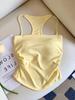 Deseo Puro Ropa Exterior de Verano para Chica Caliente y Ropa Interior con Chaleco con Almohadilla para el Pecho y Tirantes Top Corto Sexy Adelgazante para Mujer con Hermosa Espalda