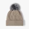 Gorro de Punto Grueso Cálido para Exteriores de Otoño e Invierno para Mujer, Gorro sin Visera con Forro de Felpa para Clima Frío, Protección para los Oídos para Viajeros, Gorro de Lana Versátil a Prueba de Viento
