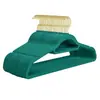 Percha de Terciopelo sin Costuras Multifuncional Antideslizante de Plástico Percha para Ropa Hogar Mágico Organizador de Acabado Percha para Ropa Tirante para Ropa