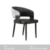Silla de comedor moderna y minimalista resistente a los arañazos de gato, un sillón elegante y cómodo para uso doméstico, con patas de acero al carbono, adecuado para cafeterías, salas de reuniones y entornos de comedor comerciales