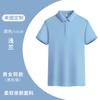 Camisa polo de seda de hielo de verano, logotipo, ropa de trabajo, ropa de trabajo corporativa, camisa publicitaria cultural, camiseta de manga corta para hombre, bordado