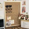 Tablero de Exhibición de Collares de Madera Retro Colgante de Pared Xiuhe Marco Colgante para Joyería de Cabeza Pendientes Almacenamiento de Pendientes Puesto de Exhibición