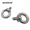 Aço Inoxidável de Alta Resistência 304 316 Aço Inoxidável DIN580 Argola de Levantamento Argola Parafuso Parafuso Argola Padrão Alemão Argola de Levantamento