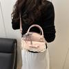 Bolso de Almohada Lazo Portátil Transfronterizo de Moda Verano 2025 Versión Coreana Bolso de Hombro Versátil Bolso Cruzado de Alta Gama
