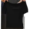 Elegante Camiseta de Manga Corta con Cuello Cuadrado para Mujer, Nueva de Verano 2026, Corte Ajustado, Adelgazante, Huesos de la Clavícula Expuestos, Cuello Bajo, Top Versátil