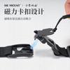 Fivela magnética de cinta peitoral para mochila fivela de fixação de alça de ombro de mochila outdoor nylon de alta qualidade fivela de fixação magnética antiderrapante