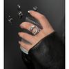 Anillo Abierto con Índice Plegado en Forma de U para Mujer, Nuevo Estilo Minimalista, Diseño de Nicho de Moda, Anillo de Hip-Hop