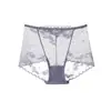 Ropa interior para mujer Xiaotianer 912/913 sexy de encaje de cintura alta, sin costuras, transparente, tentación, bragas para cadera, talla grande