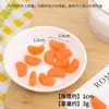 Mini Modelo de Pétalo de Naranja Artificial Bloque de Naranja de Fruta Artificial Pétalo de Toronja Casa de Juego de Comida DIY Accesorios de Fruta