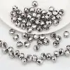 Cuentas sueltas de vidrio con agujero lateral, cuentas de rueda, 8MM, accesorios mágicos para joyería DIY, pulsera, collar, pendientes, accesorios para ropa, bolso