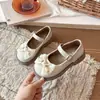 Sapatos Femininos 2026 Nova Coleção Primavera e Outono Sola Macia Estilo College Sapatos de Princesa Sapatilhas Mary Jane Infantis