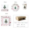 Decoración Navideña Transfronteriza de Temporada Diseño para Fiesta Plato de Papel Vaso de Papel Servilleta de Papel Mantel Plato Desechable para Cena Paquete de Vajilla