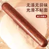 Rodillo de sándalo rojo, madera maciza, tamaño grande, para uso doméstico, adecuado para hacer tapas de dumplings y hornear