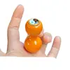 Cabineça de Gourd de Madeira para Iniciantes para Alívio do Estresse, Cintura Fina, Amigável aos Dedos, Mini Ornamento de Mão