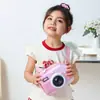Bolsa de Pecho Creativa con Forma de Cámara para Niños y Niñas, Linda Bolsa Cruzada para Bebé con Luz, Nueva Bolsa Ligera de Cáscara Dura para Niños