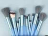 Conjunto de pincéis de maquiagem Sijiqing 13 novo transfronteiriço pincel de blush portátil pincel de sombra para os olhos conjunto completo de ferramentas de beleza