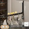Cabide de porta dobrável em madeira de nogueira, aço carbono, instalação sem furos, adequado para quartos, banheiros e closets, para guardar roupas e acessórios
