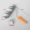 Rolo de cola quente de 9 polegadas sem cantos cegos no cabelo tira amarela única pincel de tinta látex ferramenta de pintura fabricantes de pincéis vendas