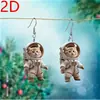 Pendientes Colgantes Gatito Espacial Transfronterizos Accesorios Sexy para el Día a Día y Fiestas Regalos de Navidad Adecuados para Mujeres Todas las Estaciones