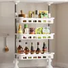 Estante de Almacenamiento de Cocina para Especias Montado en la Pared, Estante de Almacenamiento de Baño para Inodoro Montado en la Pared