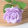 Simulação flanela flor rosa chifre rosa flor artificial casamento casa Dia dos Namorados decoração sentir buquê parede de flores