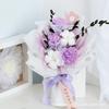 Flores Eternas de Yunnan Clavel Eterno Navideño Ramo de Flores de Dibujos Animados Venta al por Mayor Regalo para Mamá Ramo del Día de la Madre
