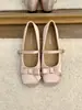 Sapatilhas de Ballet Francesas Chuyuji para Mulheres 2026 Novo Modelo Laço Aumento Interno de Altura Sapatos de Fada para Combinar com Vestidos Sapatos Mary Jane