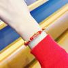 Pulsera Inspiradora de Cuerda Roja para Estudiantes con Nombres Grabados, Perfecta para Exámenes de Ingreso a la Preparatoria y la Universidad, un Regalo para Mujeres y Hombres