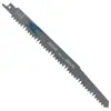 S1531L Material de Aço Carbono Cinza, Comprimento Total 23cm, Comprimento do Dente 20.5cm, Lâmina de Serra Recíproca, Lâmina de Serra para Metal, Lâmina de Serra Sabre