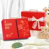 Caja de Regalo de Empaque Listo Caja Doble Abierta Caja para Empaque de Frutas Caja de Regalo Elegante Caja de Regalo Compañera Caja de Regalo Impresión de Logo