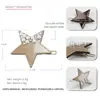 Presilha de cabelo estilo coreano de um caractere estrela de cinco pontas presilha lateral presilha para franja transfronteiriça ácido acético pérola acessórios de cabelo adorno de cabeça em estoque atacado