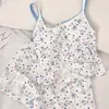 Pijama de Encaje con Liguero Sexy para Niña Joven Estilo Primavera 2026 para Mujer Talla Grande Estilo Puro Deseo Conjunto de Ropa para el Hogar
