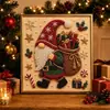 Pintura de Perlas de Papá Noel Navideño Transfronteriza DIY Pegatina de Perlas Hecha a Mano Pintura de Diamantes Navideños